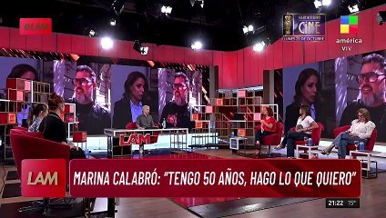 Marina Calabró HABLÓ SOBRE SU RELACIÓN con Rolando Barbano: "Tengo 50 años, hago lo que quiero"