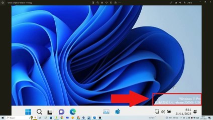 Como VER el NÚMERO de COMPILACIÓN de WINDOWS 11 en el ESCRITORIO FÁCIL y RÁPIDO