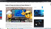 ❌ Como QUITAR TEMPERATURA de BARRA de TAREAS en WINDOWS 11 QUITAR el CLIMA 