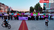 Karabük Üniversitesi Öğrencilerinden Kadına Şiddete Tepki Yürüyüşü