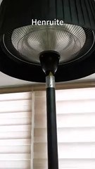 Modern 1500W Standing Floor Electric Heater Portable Indoor/Outdoor Use for Garage Garden Patio Umbrella Heater