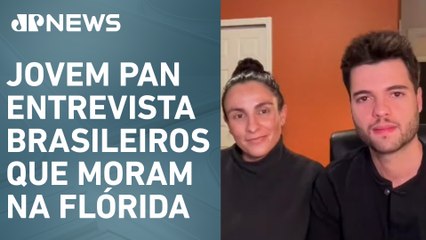 João Mendes e Gioconda Ferraz falam do desafio de encarar furacões nos Estados Unidos