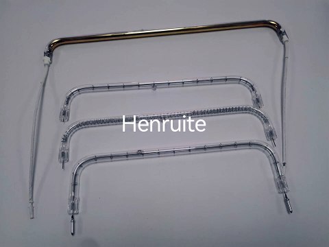 C shape infrared halogen heater short wave emitter 400v 3500w for blow molding machine