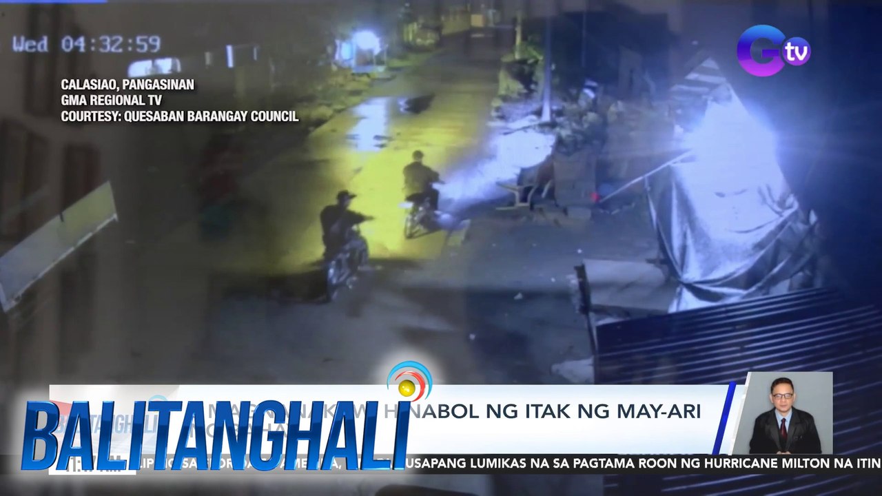 2 magnanakaw, hinabol ng itak ng may-ari ng bahay | Balitanghali