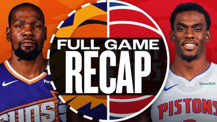 Game Recap: Suns 105, Pistons 97