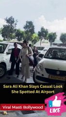 Sara Ali Khan Slays Casual Look She Spotted At Airport