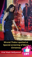 Mrunal Thakur spotted at Special screening
