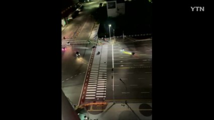 한글날 새벽 천안 도심 점령한 폭주족...경찰 수사 / YTN