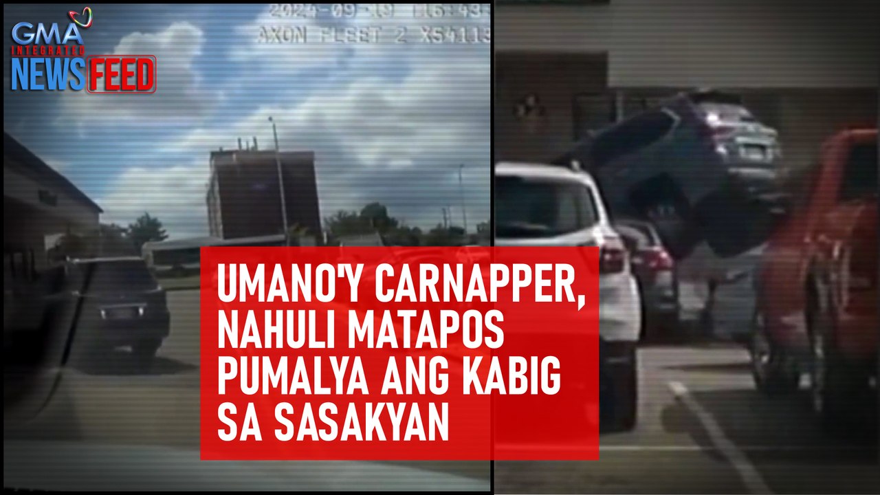 Umano'y carnapper, nahuli matapos pumalya ang kabig sa sasakyan | GMA Integrated Newsfeed