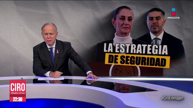 García Harfuch presenta estrategia de seguridad del sexenio de Sheinbaum