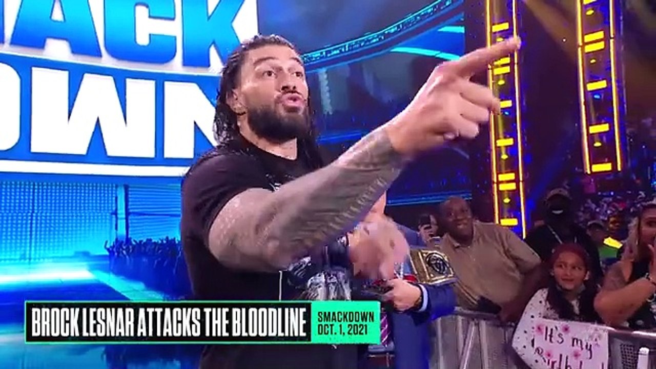 WWE 2022: Roman reigns vs Brock Lesnar EPIC SHOWDOWN