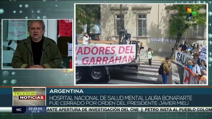 Gobierno Argentino ordena cierre del hospital nacional de salud mental Laura Bonaparte