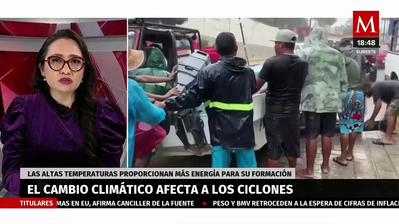 Cambio climático provoca aumento de ciclones tropicales