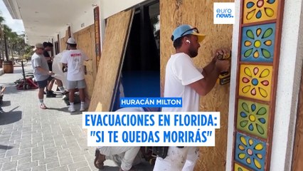 Miles de evacuados en Florida mientras el huracán Milton se fortalece: "Si te quedas vas a morir"