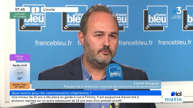 Lionel Saugues, président de la Fédération française des associations de commerçants