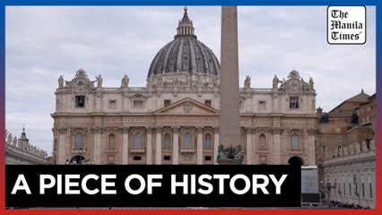 Vatican unveils St. Peter's Baldachin as first restoration in 250 years nears completion