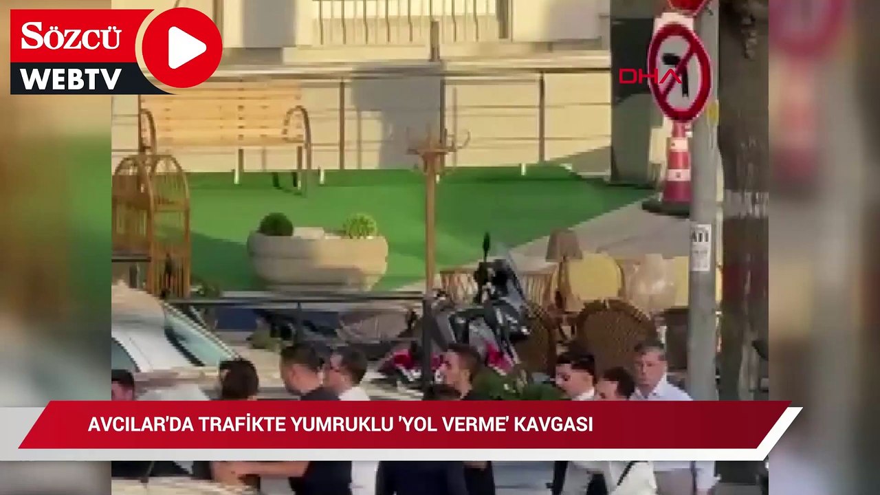 Avcılar'da trafikte yumruklu 'Yol verme' kavgası