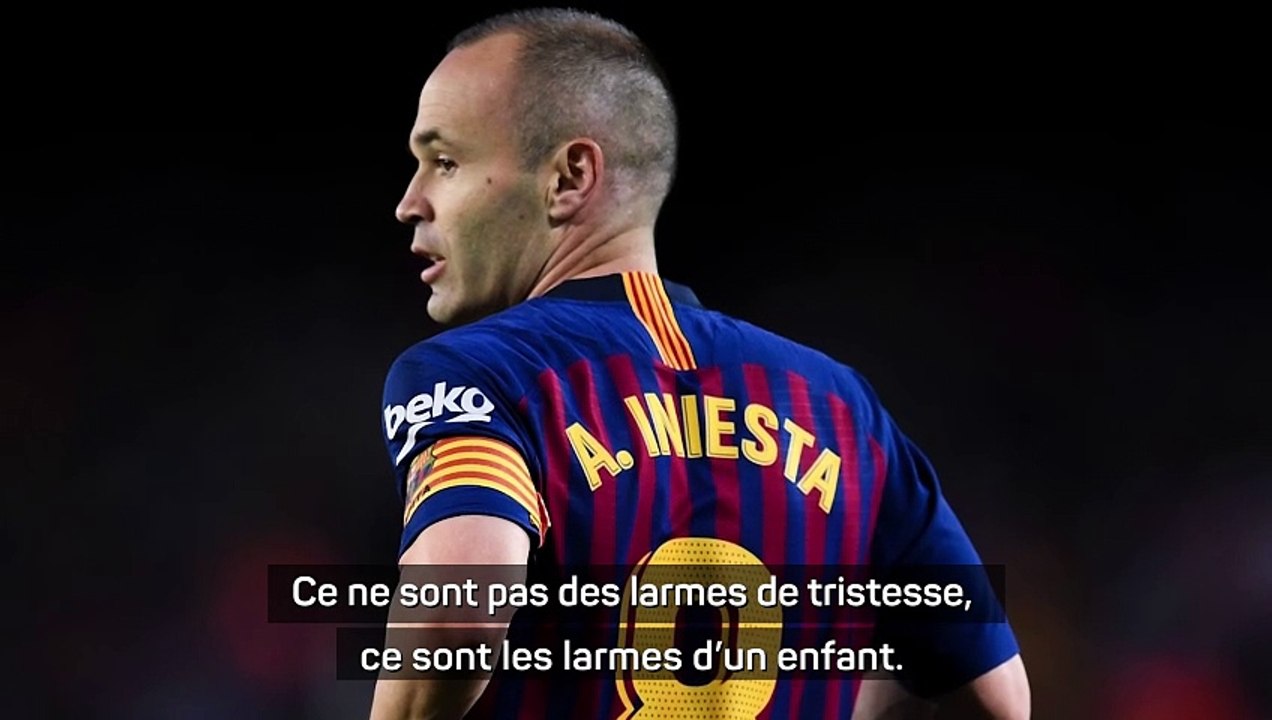 Iniesta : "Je n'aurais jamais pensé que ce jour viendrait"