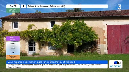 09/10/2024 - ICI Matin France Bleu Poitou en vidéo