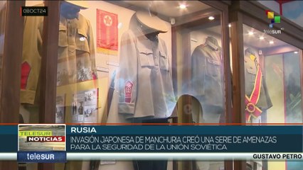 Rusia organizó mural fotográfico para preservar memoria histórica sobre la invasión japonesa