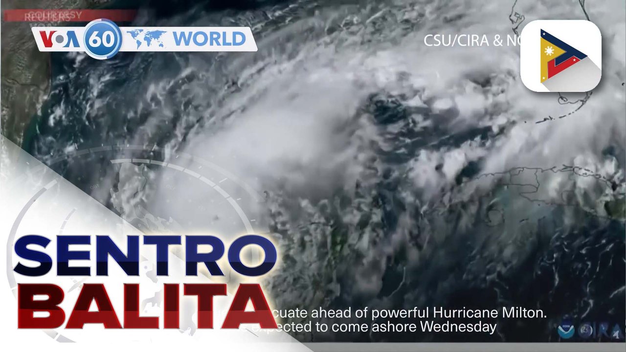 Hurricane Milton, nasa Category 5 na; Ilang lugar, pinag-iingat sa pinsalang dulot nito