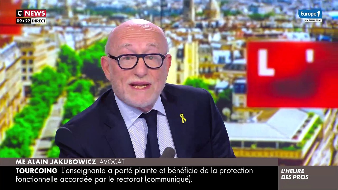 Le cri du coeur de l'avocat Alain Jakubowicz sur CNews sur la situation des juifs de France: "Je ne peux plus entendre Emmanuel Macron, avec cette voix fausse, faire un coup pour les Juifs, un coup pour Hitler" - Regardez
