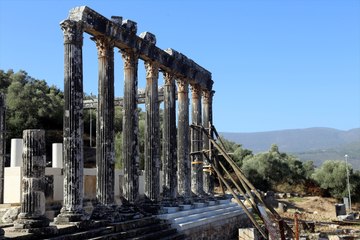 Euromos Antik Kenti eski ihtişamına kavuşuyor!