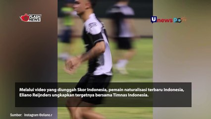 Eliano Reijnders Bersama Tim Indonesia, Ini Targetnya !