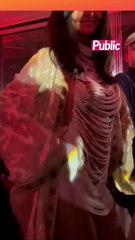 Zahia Dehar rayonne à sa soirée organisée à l'Institut du monde arabe