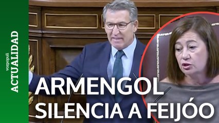 Armengol trata de 'amordazar' a Feijóo