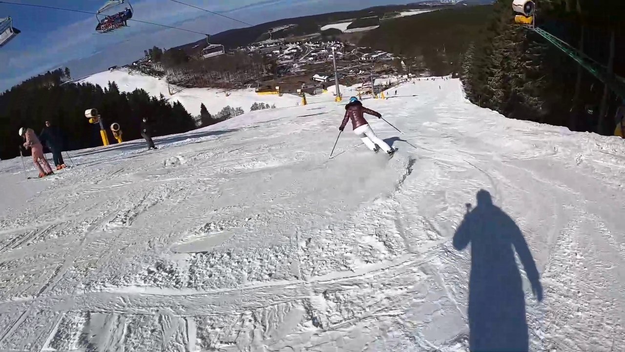 'Unlimited Winterglück' Teil 12: Weltcuphang Poppenberg (Das Skiliftkarussell Winterberg mit Lena).