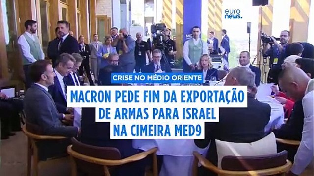 Cimeira MED9: líderes europeus pedem cessar-fogo em Gaza e no Líbano