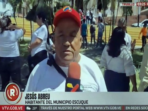 Trujillo | Ciudadanos conmemoran el 476 aniversario del mcpio. Escuque