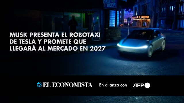 Musk presenta el robotaxi de Tesla y promete que llegará al mercado en 2027