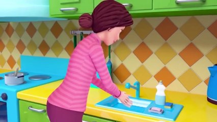 Wash your little hand with a Soap | Good Habbits