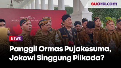 Panggil Ormas Pujakesuma ke Istana, Jokowi Titip Pesan soal Pilkada?