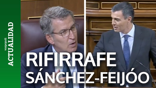 Rifirrafe entre Sánchez y Feijóo en el Congreso: ¿Cómo?