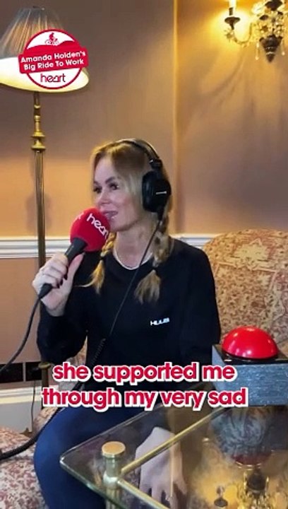Amanda Holden holds back tears as she is reunited with the midwife who ‘saved her life,’ as she takes on day three of her charity cycling challenge
