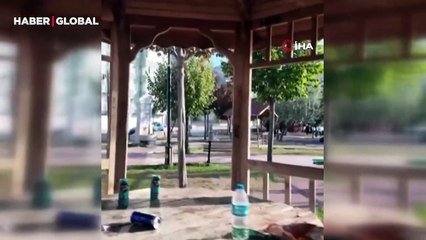 Belediye Başkanı yeşil alanlara atılan çöplerin görüntülerini bu sözlerle paylaştı: "İnsan olamazlar"