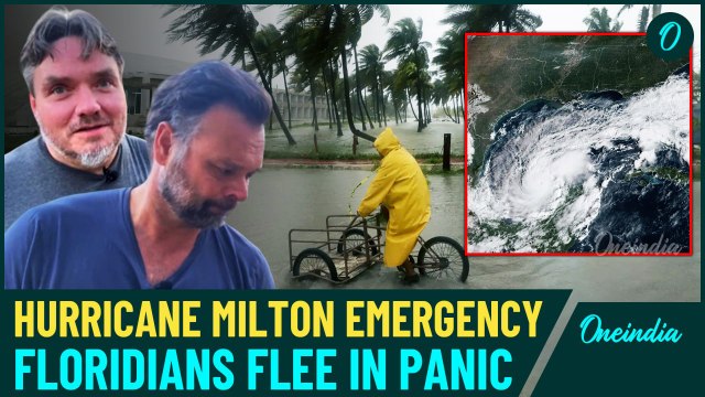 Milton Hurricane Strengthens to Category 5: DeSantis Urges Swift Action Amid Widespread Panic| VIDEO