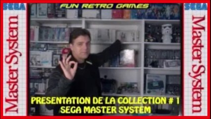 PRÉSENTATION DE LA COLLECTION JEUX  VIDÉO #1 [ SEGA MASTER SYSTEM ]