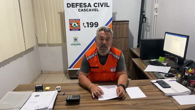 Sem alarde, mas em alerta: Defesa Civil de Cascavel monitora chuvas e rios
