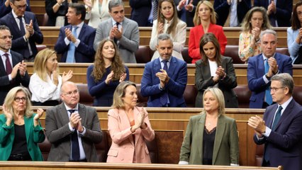 El PP interrumpe a Sánchez con su aplauso a Marimar Blanco