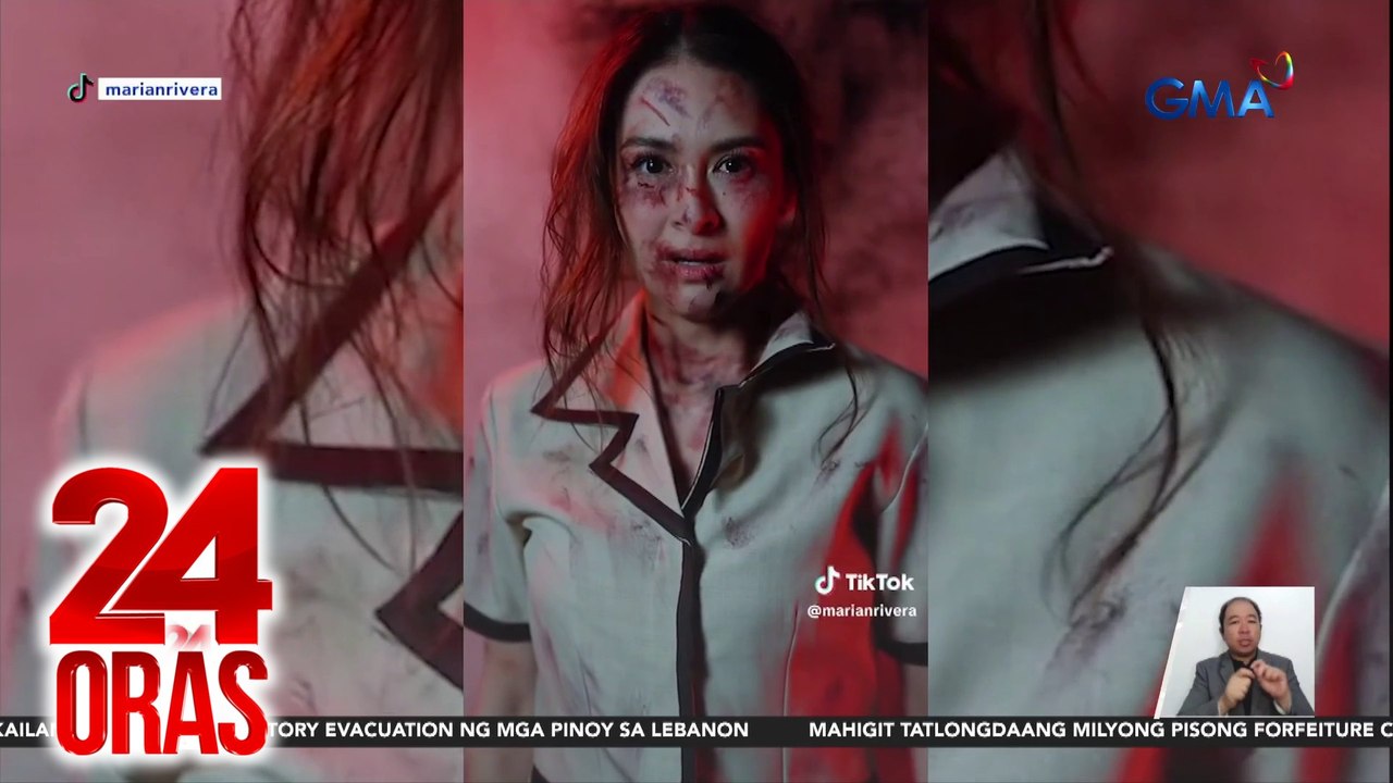 Transformation challenge ni Marian Rivera bilang si Teacher Emmy sa "Balota"; 4M views and counting sa TikTok | 24 Oras