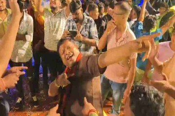 युवाओं संग थिरके पूर्व मंत्री गागड़ा