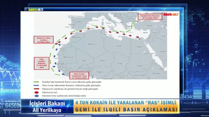 4 TON KOKAİN İLE YAKALANAN “RAS” İSİMLİ GEMİ İLE İLGİLİ BASIN AÇIKLAMASI