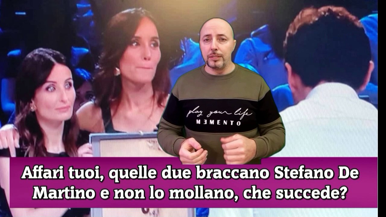 Affari tuoi, quelle due braccano Stefano De Martino e non lo mollano, che succede