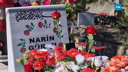 Narin'in otopsi için İstanbul’a gönderilen kemikleri mezarına defnedildi
