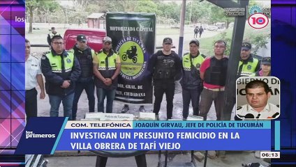 Girveau, jefe de policía de Tucumán, mantuvo un discurso duro contra delincuentes: "Nosotros también vamos por todo"