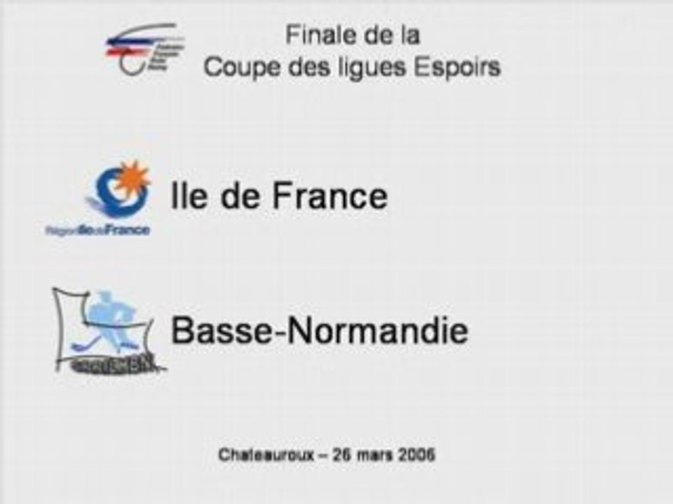 Roller Hockey : Finale 2006 de la coupe des ligues espoirs